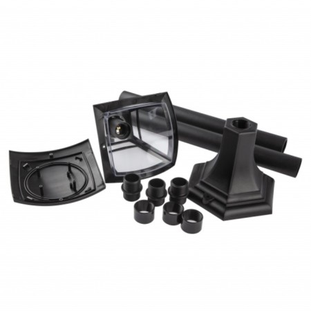 Lamp Garden Era E27, IP44, 40W, 177x187x1120 mm, black-5
