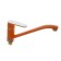 Accoona A4166P kitchen mixer, single -leaf, with nut, orange