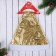 New Year's cap "Solar holography" 28x35 cm, gold