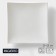 Porcelain dish for submitting Magistro "Blanche. Square ", d = 21 cm, white color