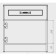 Tumbling bedside Liverpool 08.146, 500x413x533, White/Vanilla