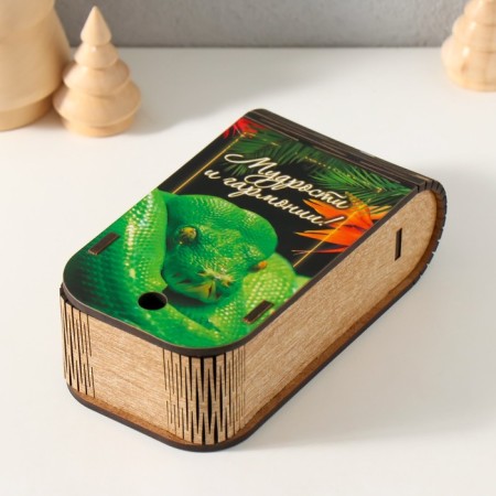 New Year's box "Snake. Tropics" 13x7x4 cm