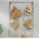 Souvenir wall metal "Palm leaves" blue-blue with gold 40x0.5x25 cm