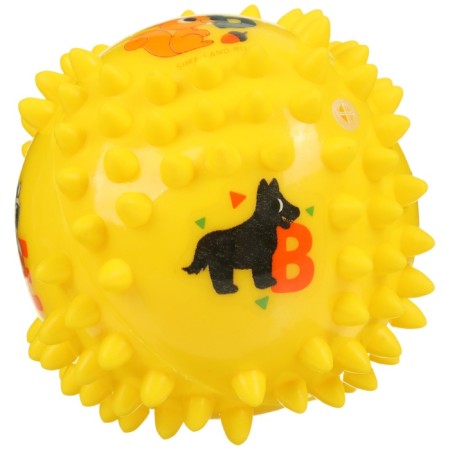 Developing tactile ball "Hedgehog", diameter 9 cm, with a squeak, in a bag, crumb I-1