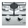 Maunfeld eghs.32.3es hob, gas, 2 burners, silver
