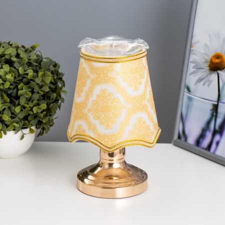 Aromarrier touchscap "Adele" G4 35W gold 16.5x16.5x25 cm Risalux-1