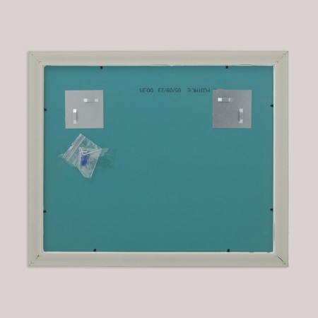 Wall mirror, in the baguette, dark gold, 50x60 cm-2
