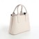 Women's bag with lightning, textura, average size, white color