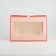 Folding box for flowers with the window "Blow with happiness", peach, 16 x 27 x 9 cm