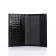 Passport cover, 5 pockets for cards, crocodile, black color