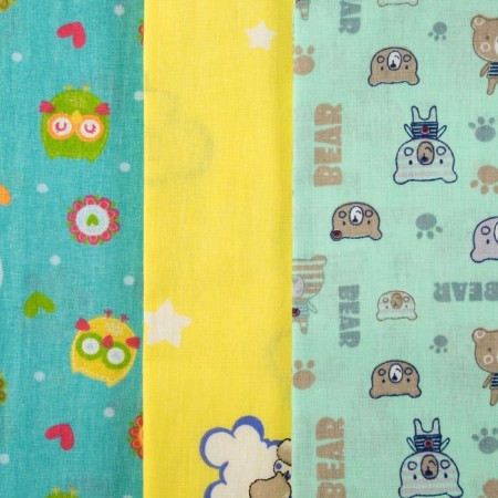 Sheet 110x150cm, mixing color, calico 120gm, hl100%-5