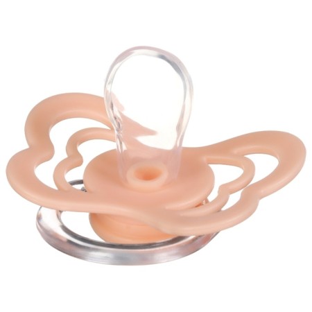 Nipple - orthodontic dummy, silicone, +6 months, with a holder, pink color-6
