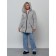 Women's winter jacket, size 42, light gray color