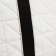 Zipper bag with lightning, white color
