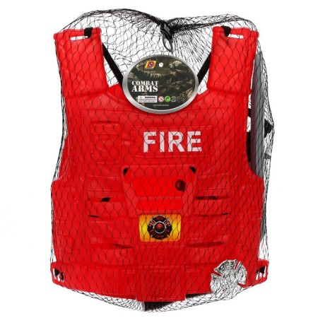 Set of firefighter "firefighter", with a vest, 7 items-17