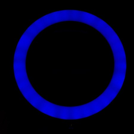 LED ring lamp RJ33, lamp 32 cm, colored backlight, 10 watts-17