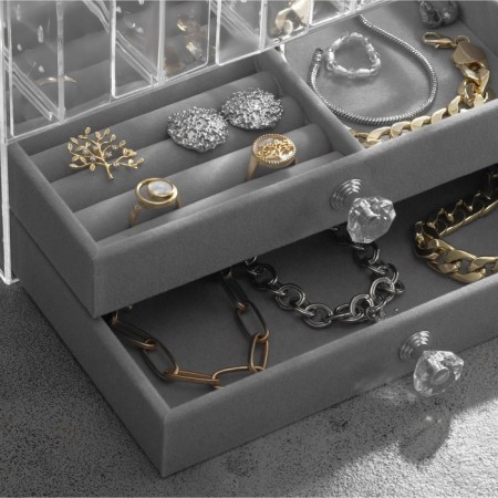 Steam for jewelry "Casket Eden", 21.5 × 13 × 24.5 cm, color gray color-1