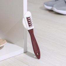 Triple brush for shoes: suede, nubuk, velor