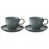 Tkano Kitchen Spirit tea couples set, 275 ml, 2 pcs, dark gray color