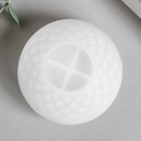 Mold Silicon "Expanded Ball with circles" 8.3x8.3x8.3 cm-2