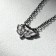 Piece on the chain "LOVE" 9 x 12.4 cm