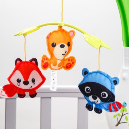 Mobile Musical "Tropical Forest. Owl ", 3 games., On batteries, removable muses. Blok-2