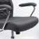 Office armchair Brabix "Flight ex-540", chrome, fabric, mesh, gray