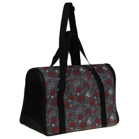 Bag - Animal Carriage "Print", size S, 39 x 23 x 27 cm Mix flowers-3