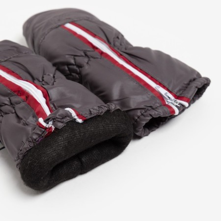 Winter children's mittens minku, color in brown, river 16-17 (20 cm)-2