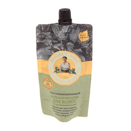 Hair balm recipes Grandma Agafia, restoring, 100 ml