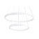 LED LED SUBSTANCE AMBRELLA LIGHT, LINTECH, FL5862, LED, 45 W, 3600LUM, 3000-6400K, white color
