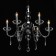 Ella chandelier, size 72x216x72 cm, 360W 6xe14 IP 20