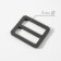 The buckle is regulatory, two -sided, internal width - 25 mm, thickness - 3 mm, 5 pcs, black nickel color