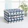 Stellyer box for storage with a lid "Northern Bear", 25 × 20 × 17 cm, blue color