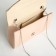Female bag on a magnet, beige color