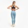 Female leggings, blue color, size 44 (s)