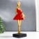 Polystone souvenir "Girl with a wind instrument" MIX 25x8x9.5 cm