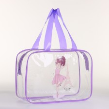 Lightning cosmetic bag, lilac color
