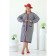 Cardigan female, size 58, gray color