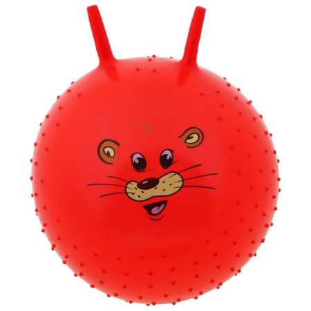 The bunch of a jump with horns "Happy Smiles", Massage, D = 45 cm, 350 g, mix-10