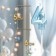 Candle in the cake on the skewer "Almaz", the number "4", blue, 4.8x2.6 cm