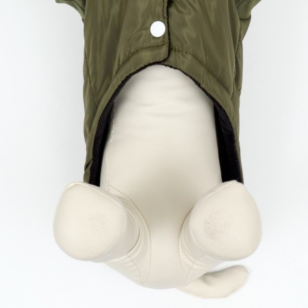 Dog jacket "Hide and Humanitarian", size l, green-3