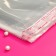 BOPP package with adhesive valve, transparent 40 x 50/4 cm, 30 μm