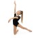 Grace dance gym swimsuit, coquette, with a short sleeve, p. 38, the color is black
