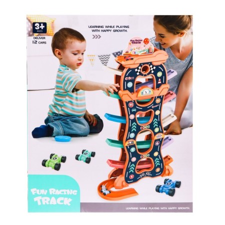 Auto tractor developing "Race on the slope", color mix-12