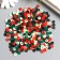 Beads for PVC Creativity "Ring of Yellow-Red" set ≈ 330 pcs 0.1x0.6x0.6 cm
