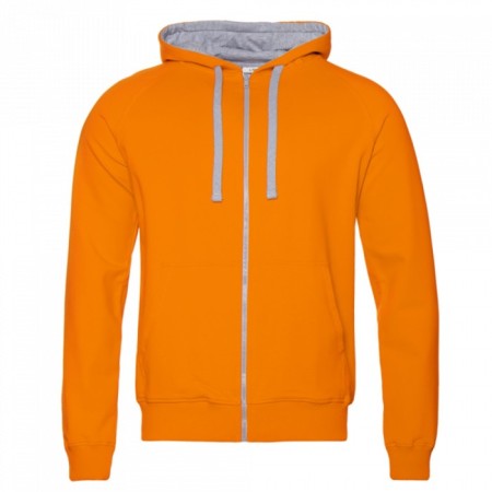 Male sweatshirt, size 56, orange color