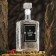 Glass bottle "for real men", neckline, 700 ml.