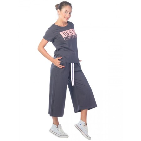 Female costume, size 48, gray color-2