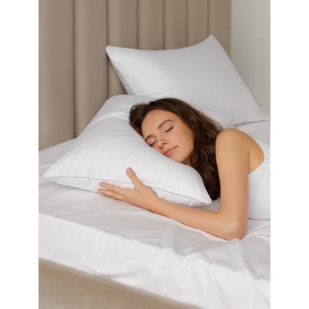 Royal pillow, size 50x70 cm, white color-9
